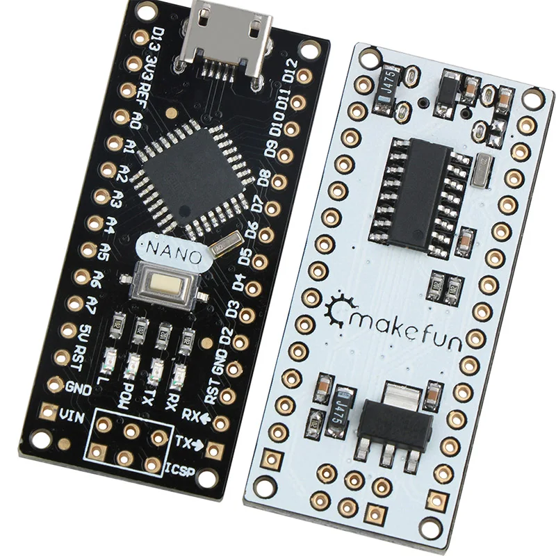 Плата микро USB Nano ATmega328P 5 в 16 м плата микроконтроллера совместимая с Arduino V3.0 Gold Pin