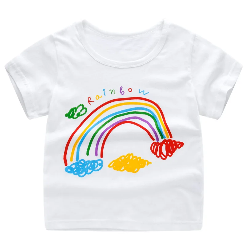 

Rainbow Pattern 2019 The Most Popular Summer Baby Kids Clothing Set Hot Selling