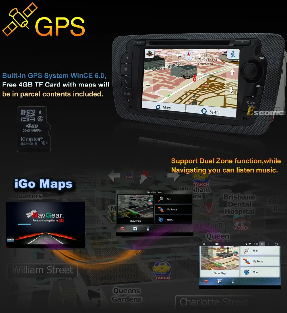 Clearance MTK3360 Car DVD Automotivo For Seat Ibiza 2009 2010 2011 2012 2013 2014 with Radio Stereo GPS Navigation 12