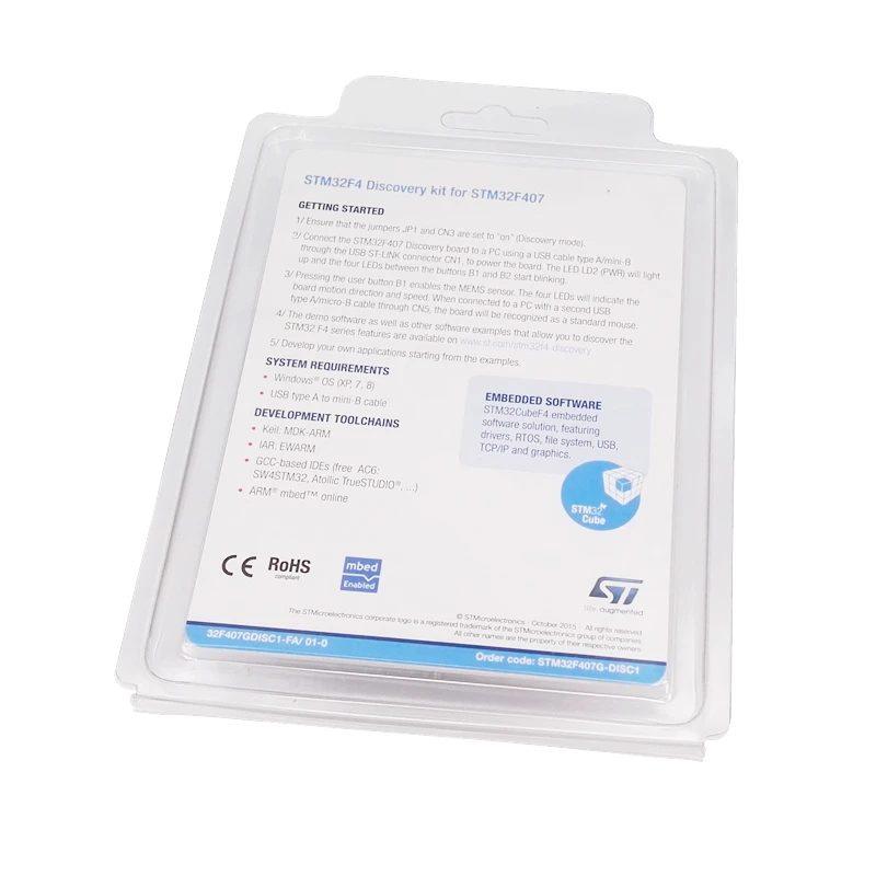 Набор для обнаружения STM32F4DISCOVERY STM32F4 набор с Stlink V2|kit|kit kits |
