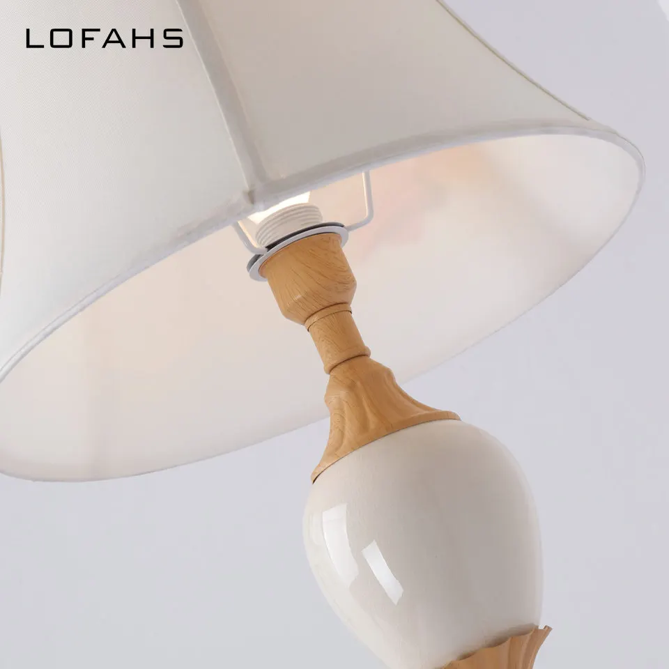 YX9016-L Modern Porcelain Floor Lamp for Living Room, Bedroom, Bedside, Piano & Reading Areas - Stylish Deco Standing Light image 4