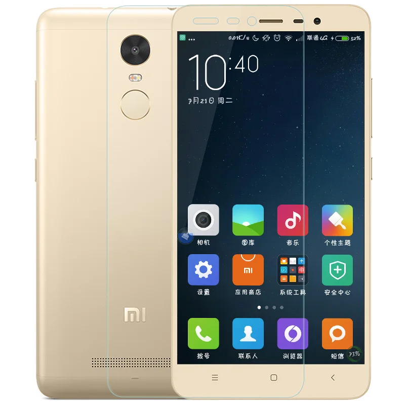 Оригинальное закаленное стекло для Xiaomi Redmi Note 3 твердость поверхности 0 26 мм