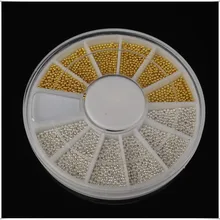 1200 шт/колесо Крошечные Круглые бусины украшения 3D дизайн ногтей Икра+(NR-WS23