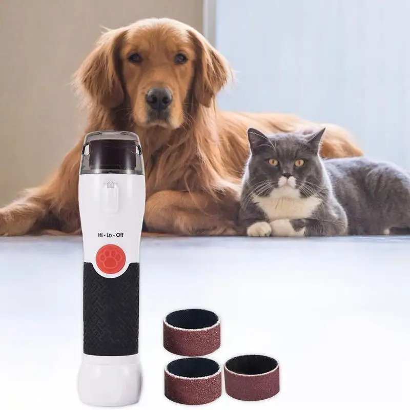 Электрический кошки собаки точилка для ногтей usb зарядка домашних животных лапы триммер для стрижки