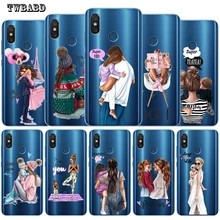 Модная футболка «Супермен» для мамы, папы, для маленькой девочки, чехол для телефона для Xiaomi Redmi Примечание 7 4X 4A 5A 5 Plus 4X 5A 5 6 iPad Pro 6 6A 6Pro 5X6X8 A2 Lite