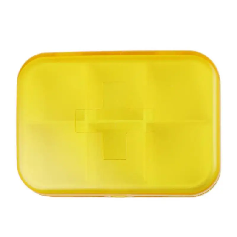 Портативный мини 6 сетки Pill Case экологически чистые Pill Box Медицина коробка планшеты Диспенсер Организатор Pill Case разветвители