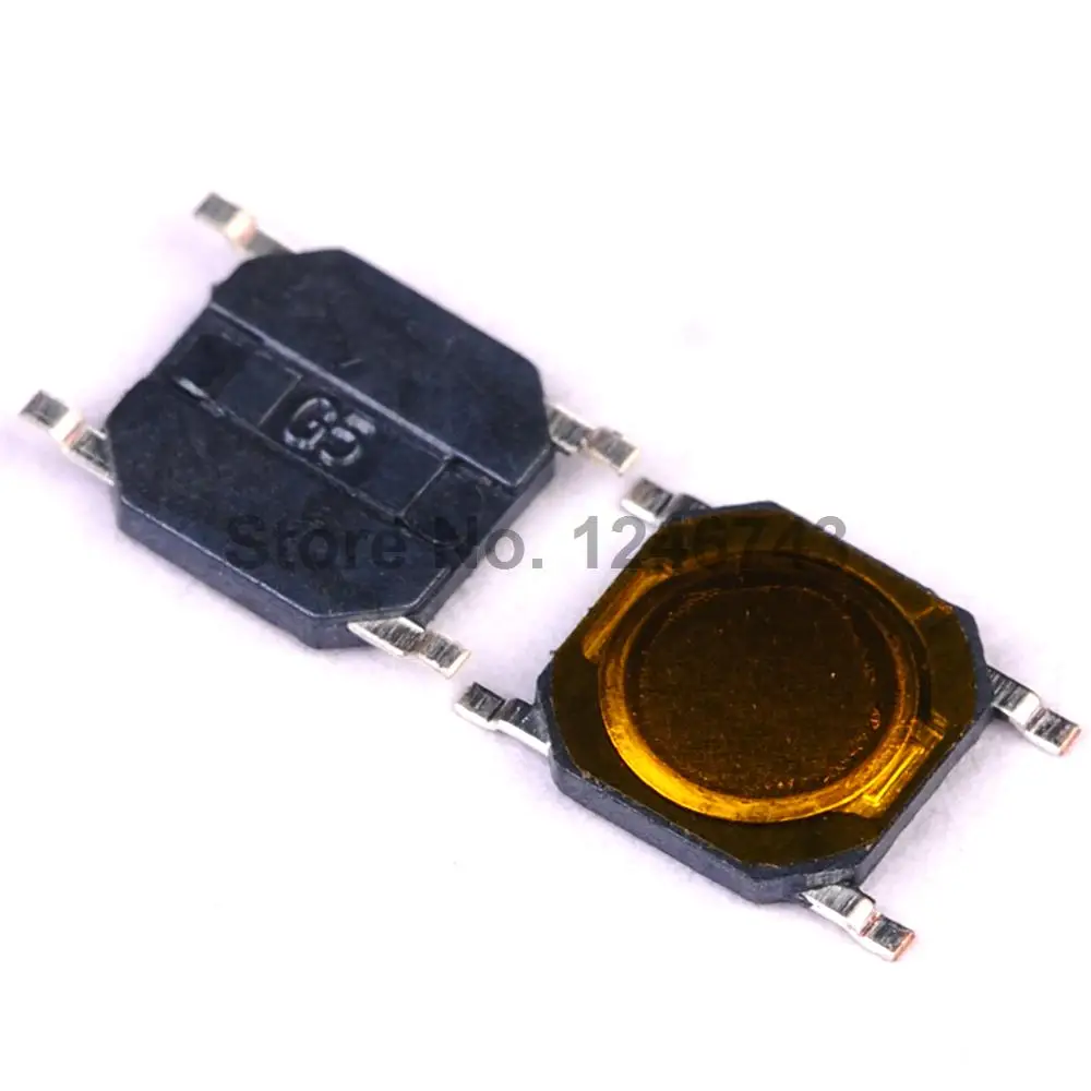 4 x 4 x 0.8mm SMT Momentary 5 PACK SMD Tactile Membrane Push Switch