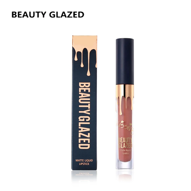 Beauty Glazed Makeup Matte Lipstick Waterproof Lip Gloss ...