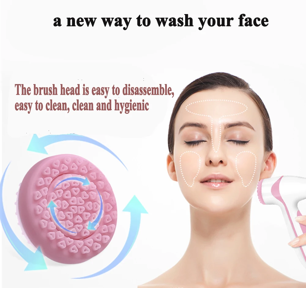 Dropshipping Link For Vip Electric Facial Cleansing Brush Sonic Pore Cleaner Nu Galvanic Spa Skin Care Massager Face lift