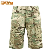 Отличные Элитные бизань летние спортивные камуфляжные мужские тактические шорты военные Свободные Хлопок Полиэстер Мужские Карго короткие брюки