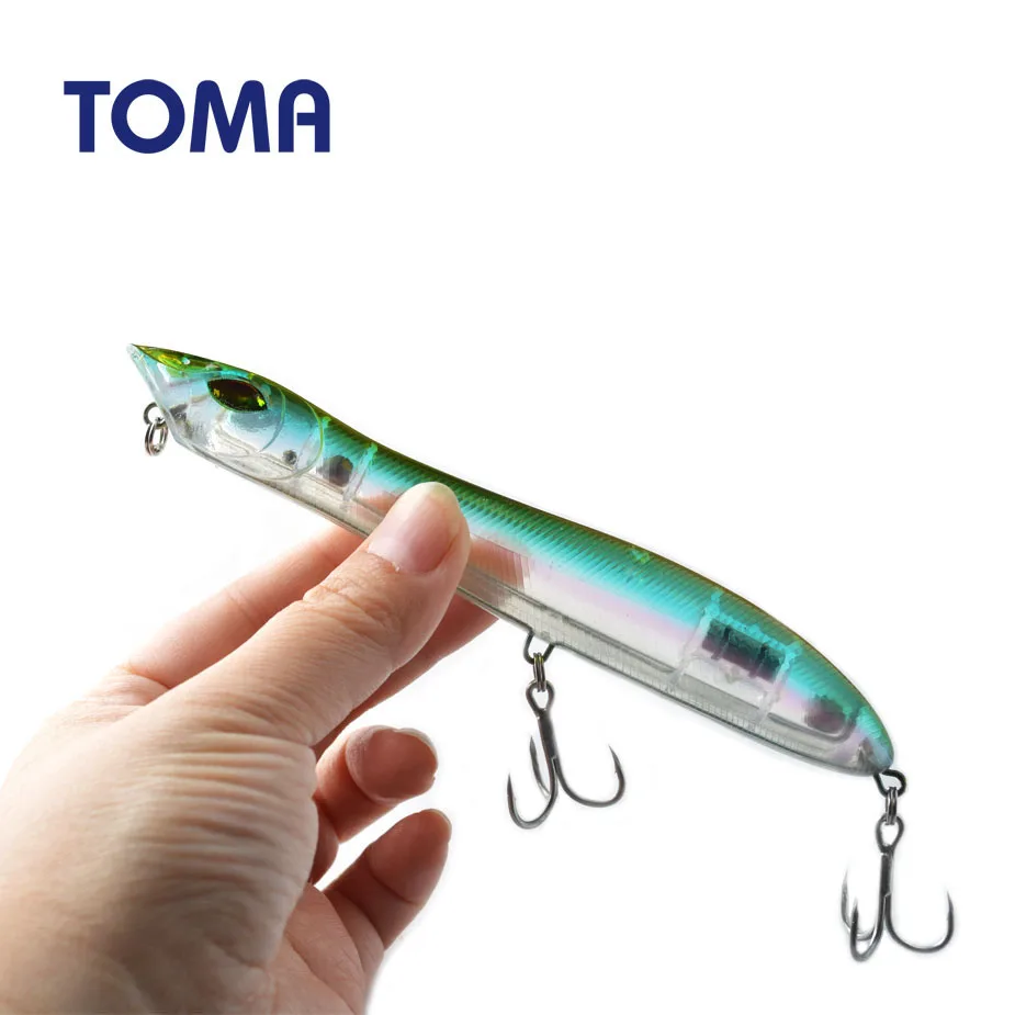 TOMA Topwater Popper Рыбная приманка вобблер 140 мм 27 г жесткая пластиковая искусственная