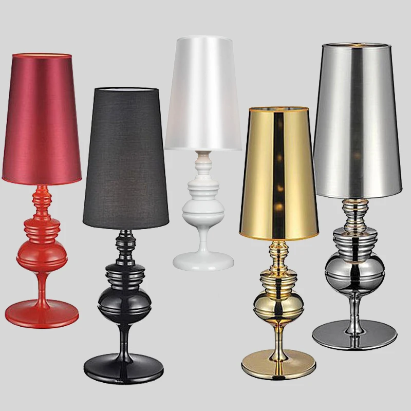 Современный дизайн, белый/черный/золотой/хром, модная настольная лампа, Настольный светильник ing светильник, индивидуальная декоративная лампа ac220в