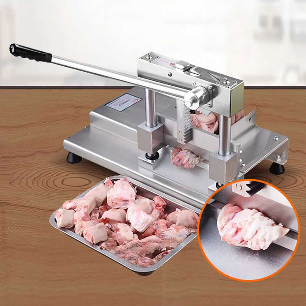 

Manual Bone sawing machine Commercial Bone cutting machine Frozen meat cutter machine for cut Ribs/Fish/Meat/Sheep/Rabbit