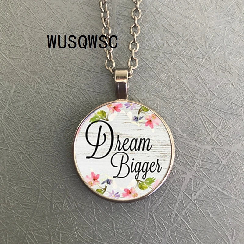 WUSQWSC 2018/новая мечта больше Шарм Подвеска из стекловолокна цепочки и ожерелья