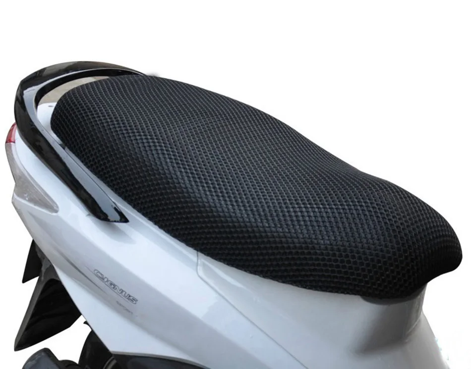 Honeycomb Motorcycle Cool Seat Cover Summer Mesh Polyester Breathable Anti slip seat covers for