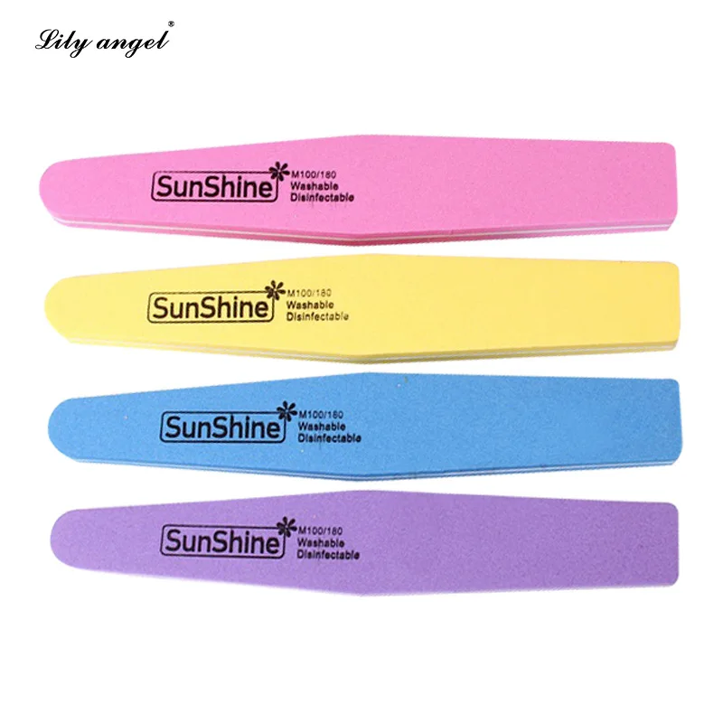 4Pcs Sanding File Nail Art File Buffer Smooth Shiner Washable Sanding