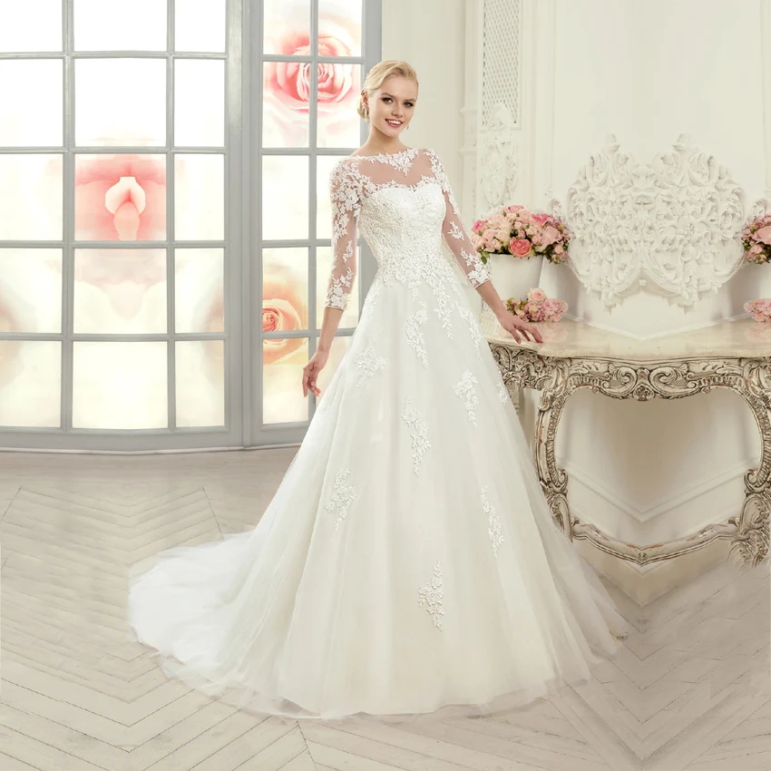 Дешевые китайские Свадебные платья vestido de novia винтажное кружевное свадебное