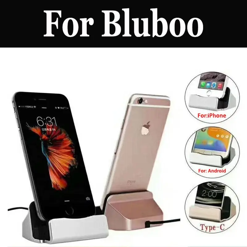 Подставка зарядная Micro Usb Type C для Bluboo Xfire 2 Dual Picasso Maya Max Mini S1 S8 Plus D1 D5 Pro S3|Зарядные