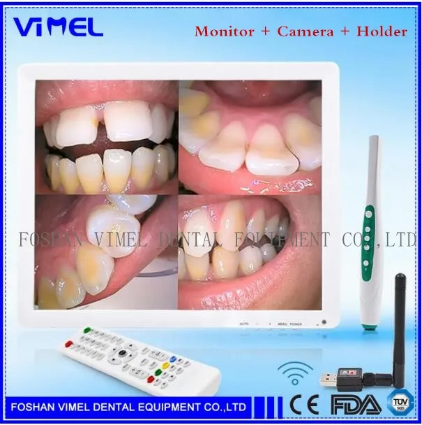 17 дюймов высокой четкости эндоскоп стоматологический интраоральный камера монитор одна машина с держателем 8 г USB диск