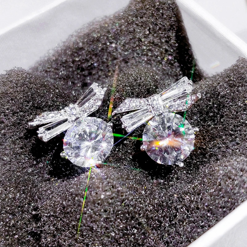 silver stud earrings 925 jewelry women (5)