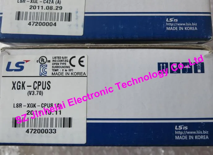 100% New and original XGK-CPUS LS(LG) PLC 32K step, I/O point:3072