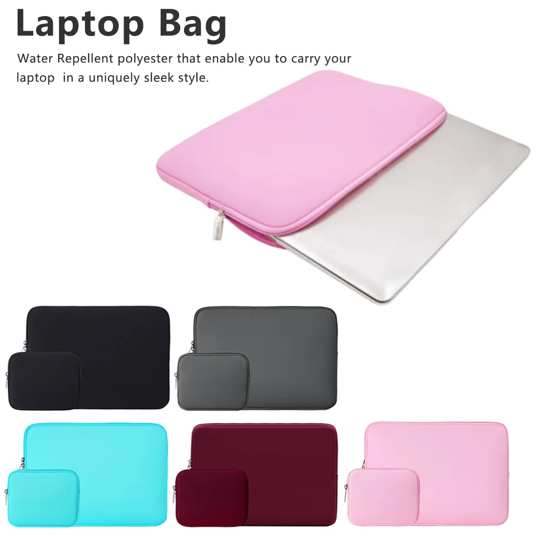 Colorful Waterproof Neoprene Computer Protective Cover Flat Cover Laptop Notebook Case Tablet Sleeve Cover Bag