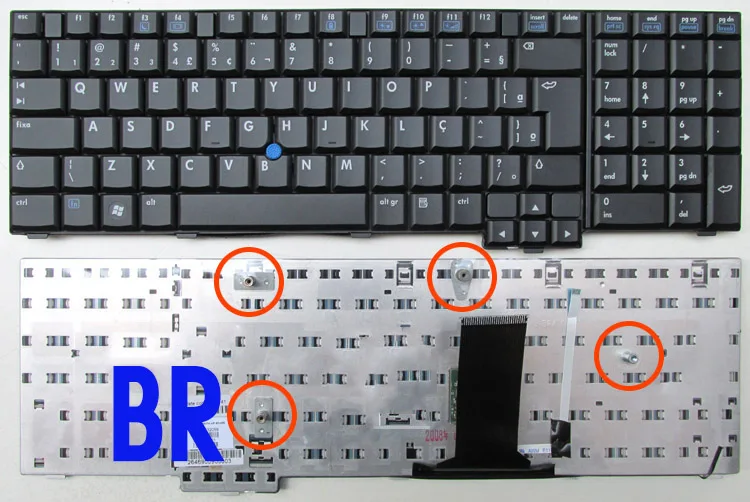 

New laptop keyboard for HP Compaq NX9420 NX9400 NX9440 NW9440 BRAZILIAN/SWEDISH/SPANISH/US layout