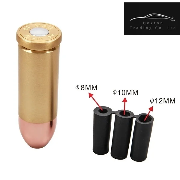 

Universal Bullet Gear Shift Knob Car SUV Truck Manual Transmission Shifter Lever with 3 Adaptor