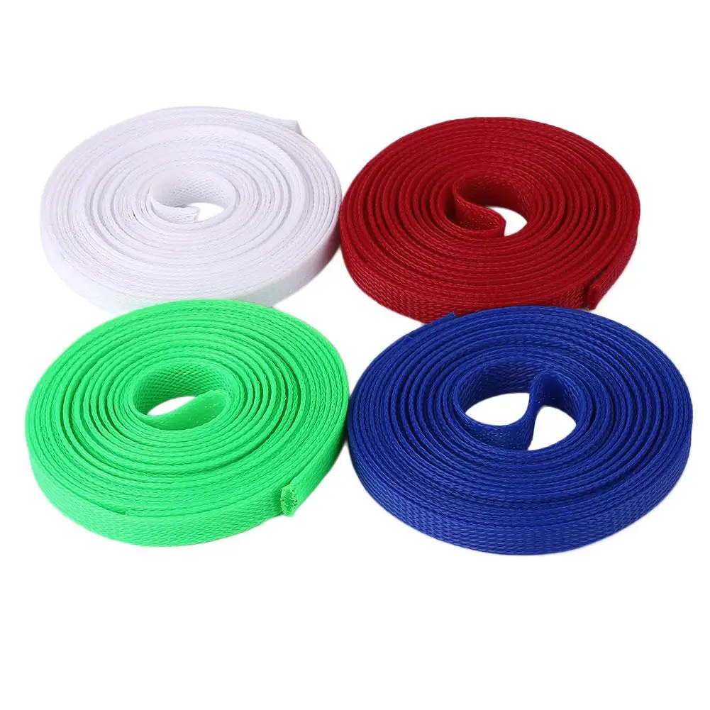 5 м кабельные втулки 6 мм нейлоновая сетчатая защитная втулка для кабеля проволочная сетка шок для наборов кабелей белый/красный/зеленый/сапфировый синий