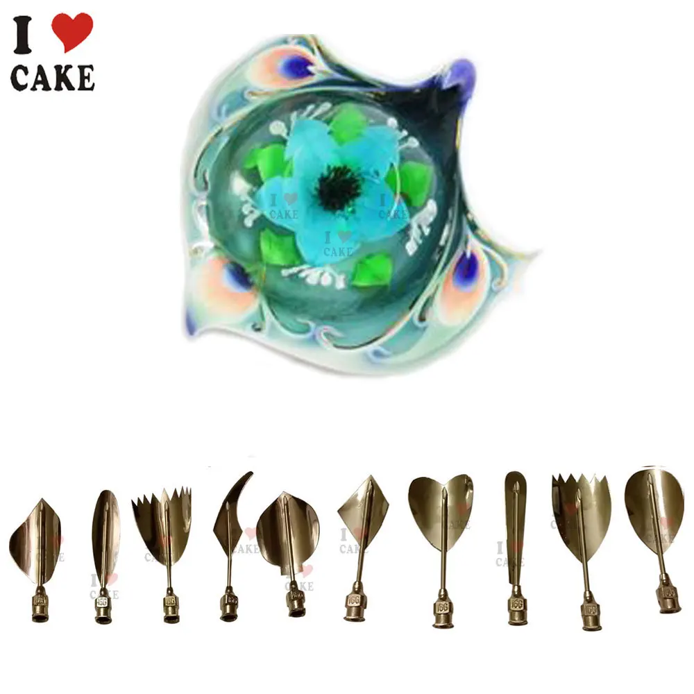 3d Jelly Flower Art Tools,3d Gelatin Art Tools Jello Gurbias 10 piece tool Set 7 from Moul/mold