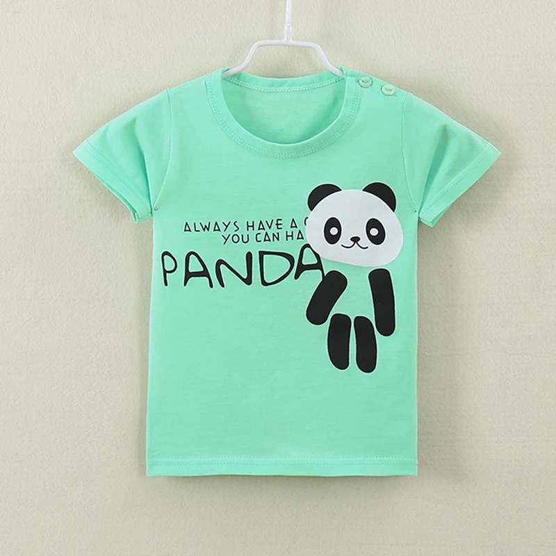 okoufen baby boy summer clothes 2018 trolls girl t shirt cartoon tops quality 100% cotton kids short sleeve t-shirt bobo choses