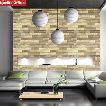 

Retro wood pattern waterproof self-adhesive wallpaper bedroom wardrobe furniture desktop restaurant living room wall stickers