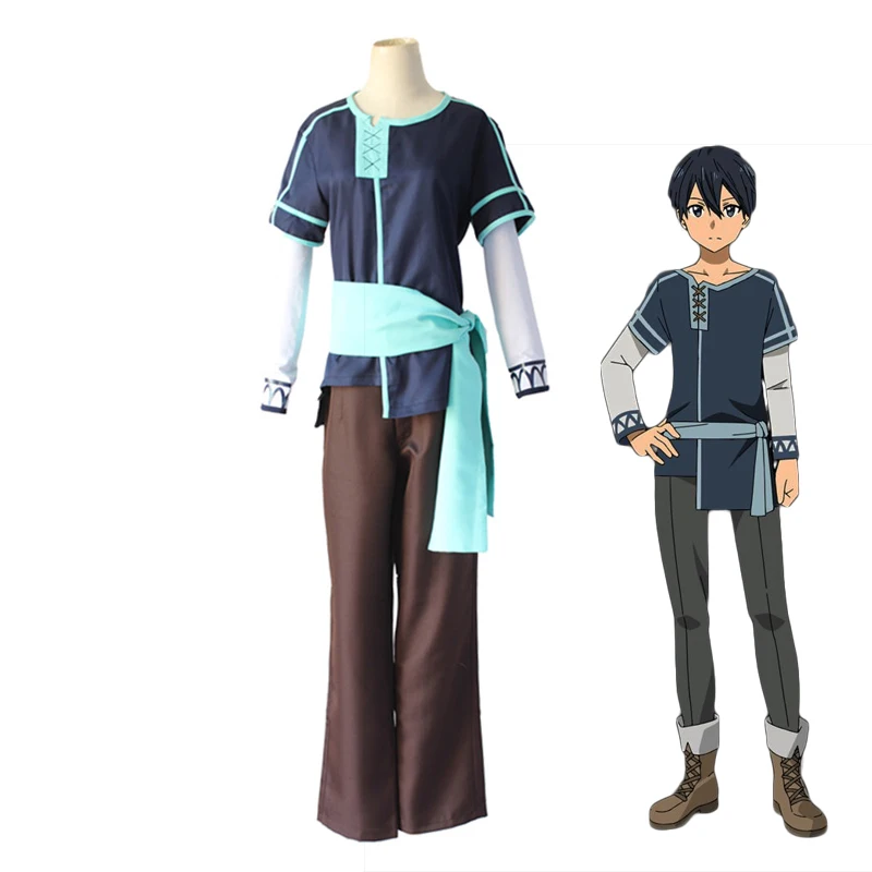 Sword Art Online Alicization Kirito Eugeo Synthesis Thirty-two Cosplay Costumes SAO Uniform Halloween Party Role Play Costume