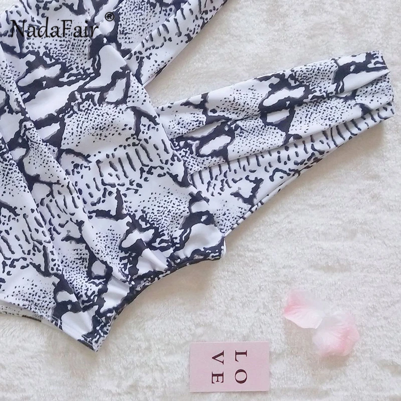 Женский купальник FSDA леопардовое бикини с треугольным вырезом и открытой