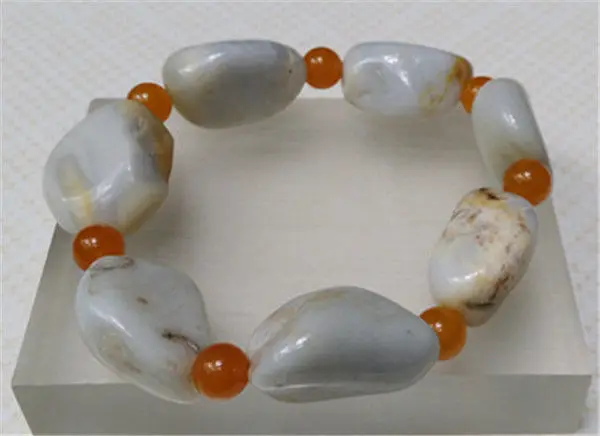 

Hot sell ->@@ New China's xinjiang hetian jade natural original seed makings bracelet NEW -Top quality free shipping