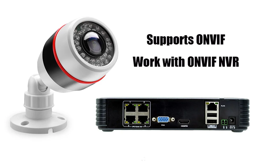 FUERS открытый Водонепроницаемый 1080P Full HD ИК IP Камера 2MP 12V 48V POE NVR POE домашней безопасности AHD камера Onvif Ночное видение Камера CCTV Системы