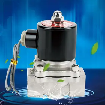 

12V G34 Stainless Steel 304 Normally Electric Solenoid Valve 2 Position 2 Way