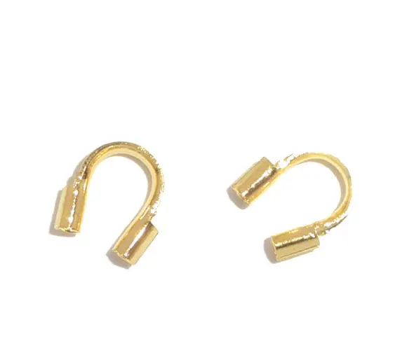 DoreenBeads 20 золотистого цвета провода защитные 5x5 мм горячее предложение|wire guardian wire