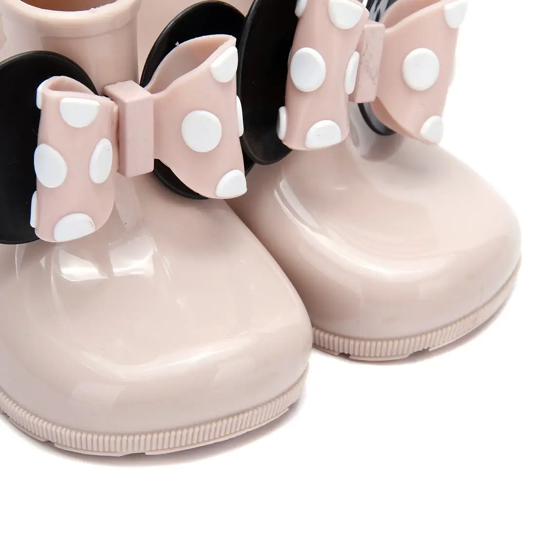 Melissa Mini детские резиновые сапоги Микки и Минни Маус ПВХ лук 2 Слои обувь для