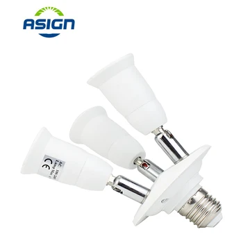 

Lamp Holder E27 Converter Adapter Conversion Socket Direction Adjustable Fireproof Socket Adapter For Home And Studio Photograph