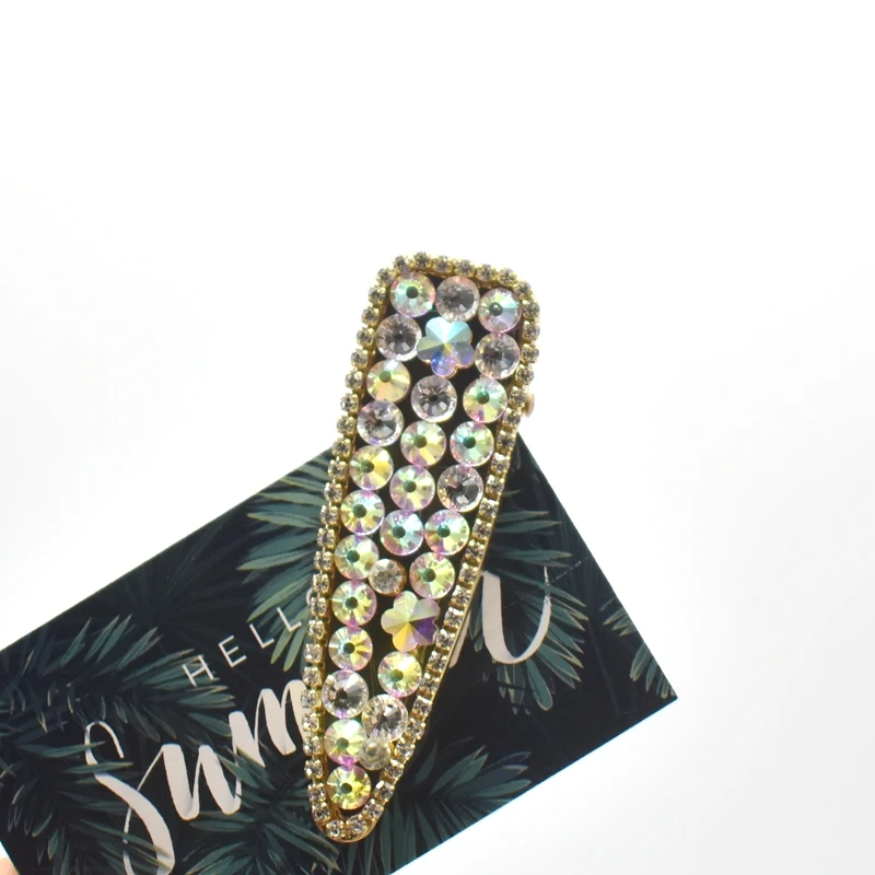 New Fashion Women Pearl Hair Clip Snap Hair Barrette Stick Hairpin Hair Pearl Clip Tool Accessories for Women Girls - Цвет: 8cm
