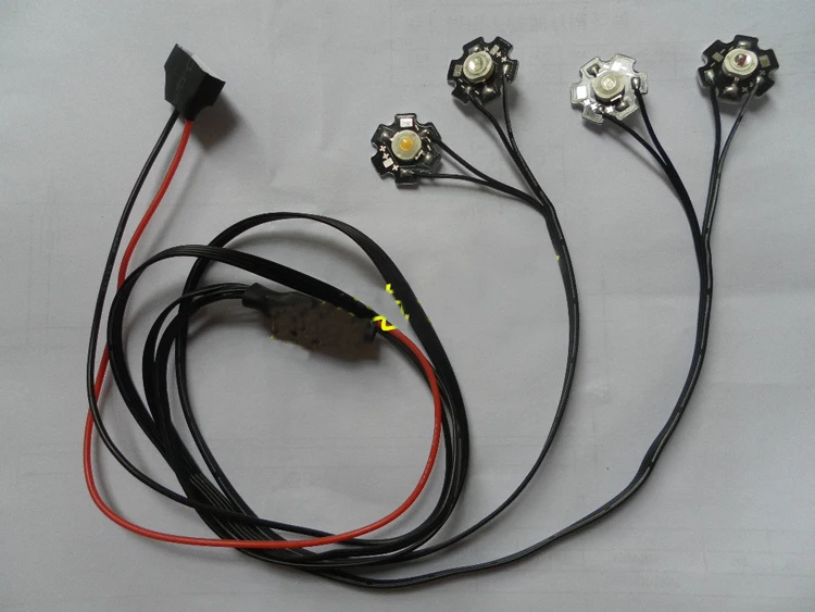 RC Quadcopter LED Burst Strobe Light High Bright 4 Lamps Lights 5v 32v