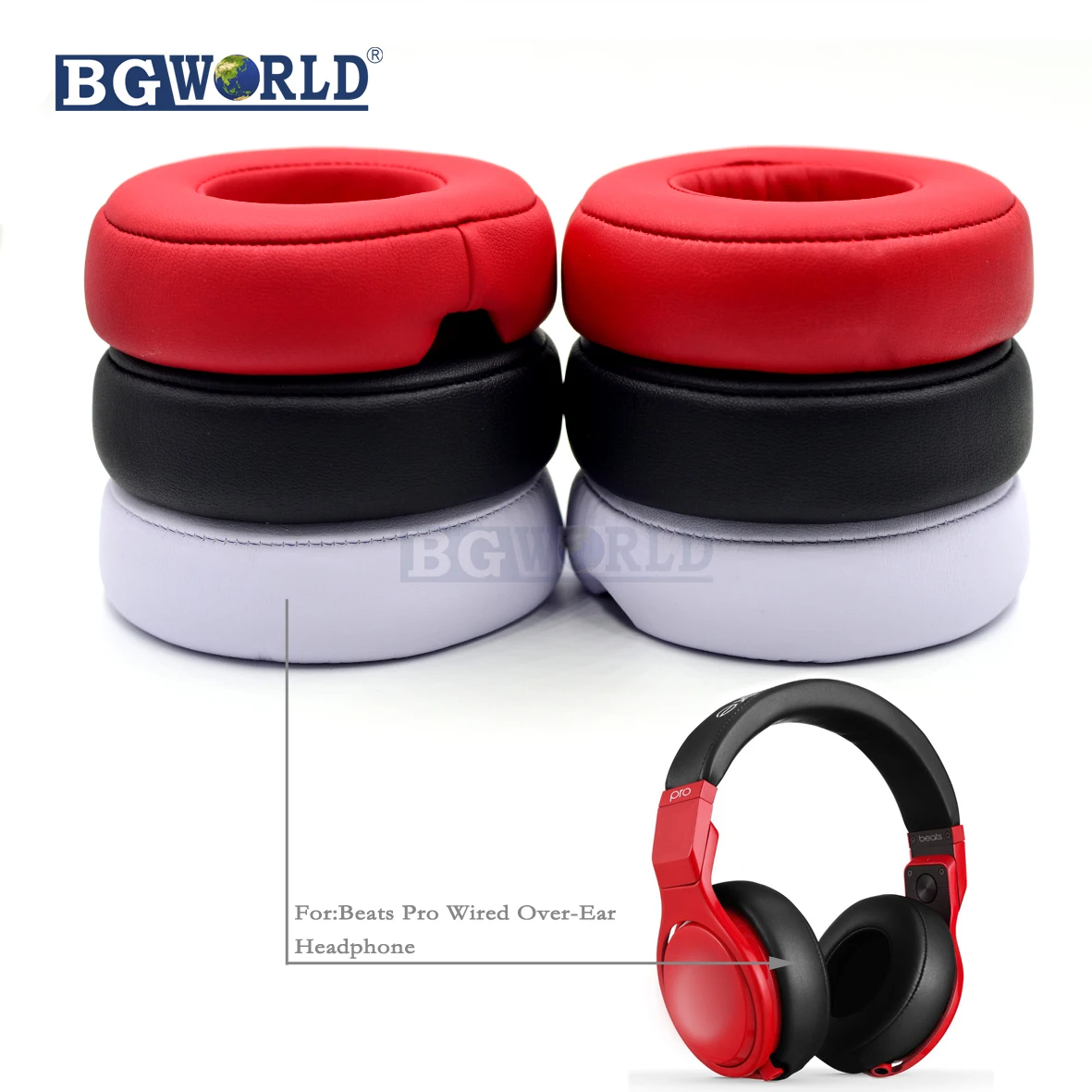 Сменные амбушюры BGWORLD 3 clour для наушников Monster от Dr Dre PRO/DETOX губка наушников|earpad