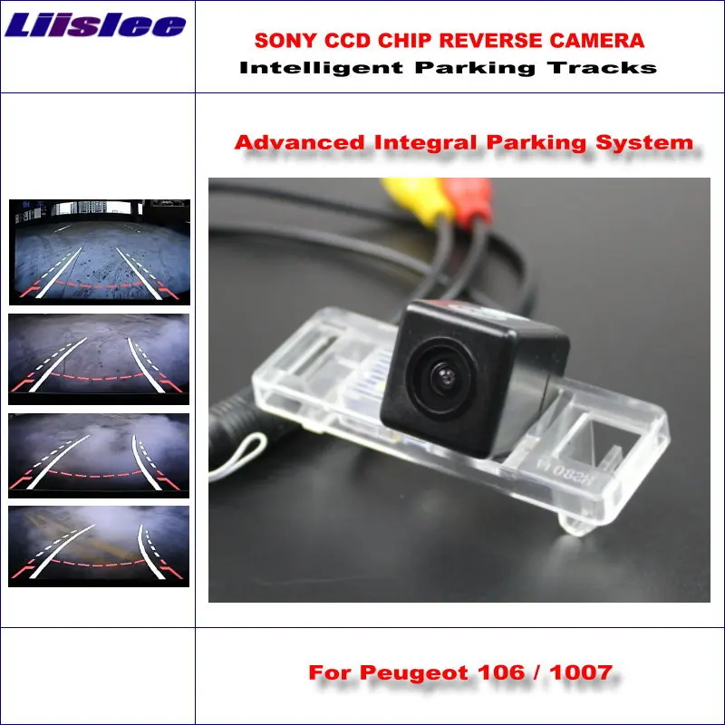 

Liislee Backup Rear Reverse Camera For Peugeot 106 / 1007 / Peugeot RCZ 2009-2015 HD 860 Pixels Intelligent Parking Tracks