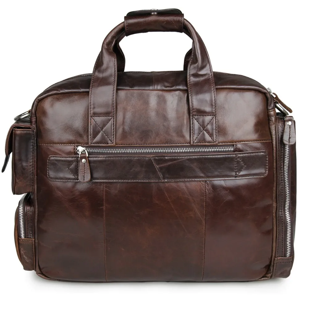 Пояса из натуральной кожи Мужские Портфели сумка Бизнес Для мужчин Дорожные сумки модные дизайнерские высокое качество Для мужчин ноутбука Сумки Кофе# md-j7219