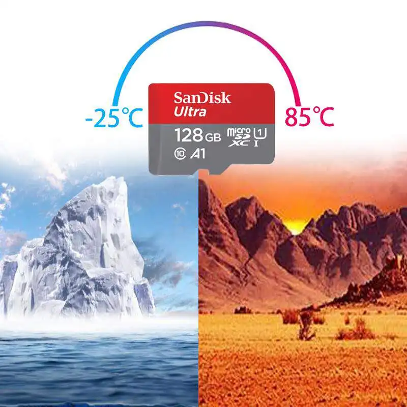 SanDisk micro sd карты 64 Гб 128 Гб класс 10 карта памяти 16 ГБ 32 ГБ micro sd MicroSD TF карты SDHC SDXC карты памяти