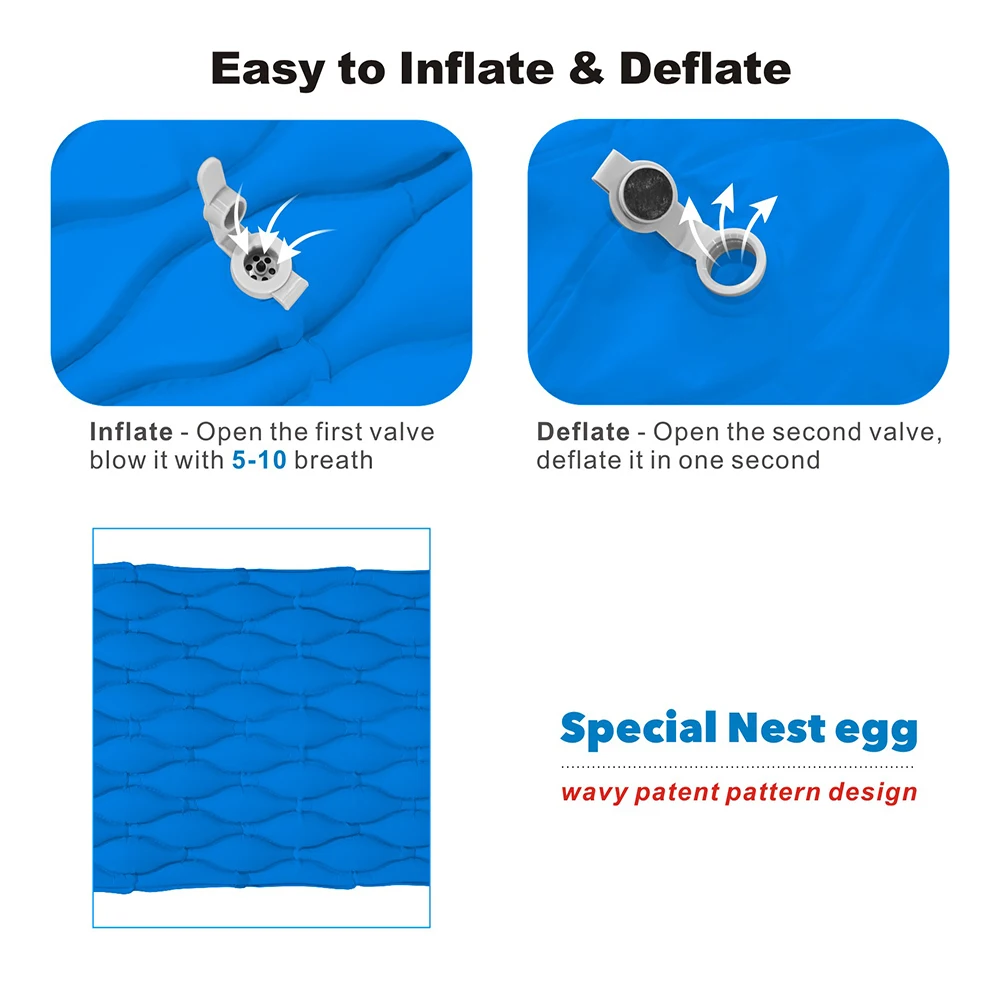 Inflatable sleeping pad  1.3