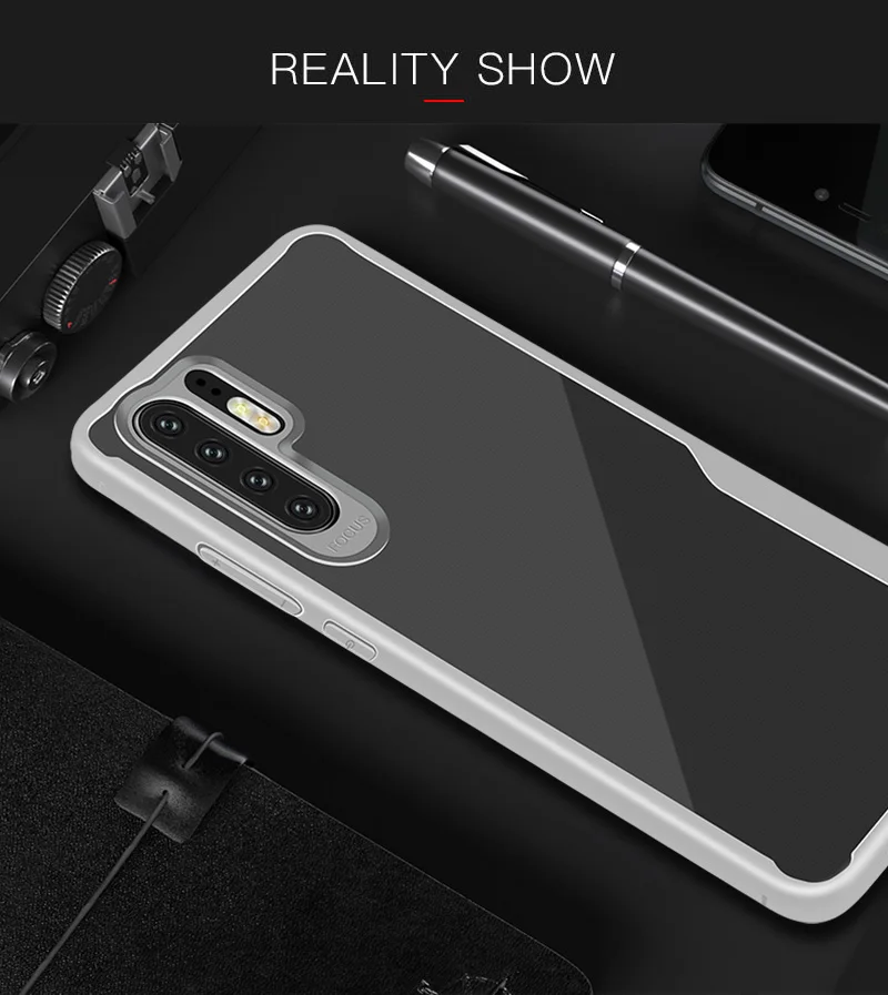 KHW2091_14_JONSNOW Soft Case for Huawei P30 Pro Transparent Anti-knock Protect Cases Soft Glue All-inclusive Back Cover