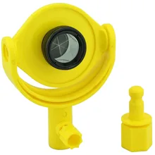 Наклонные кронштейны с 25 мм(1 дюйм) с серебряным покрытием мини призма для общей станции, 5/8X11 резьба