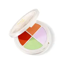 4 cores rosto corretivo camuflagem creme contorno paleta maquillaje completo profesional fundação paleta corretivo